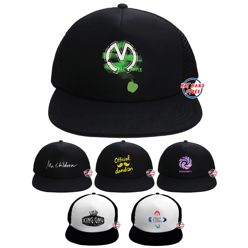 Topi Band / Topi Band Japan Rock / Topi Band Japanese Rock 2 / Topi Trucker / Topi Snapback / Topi J