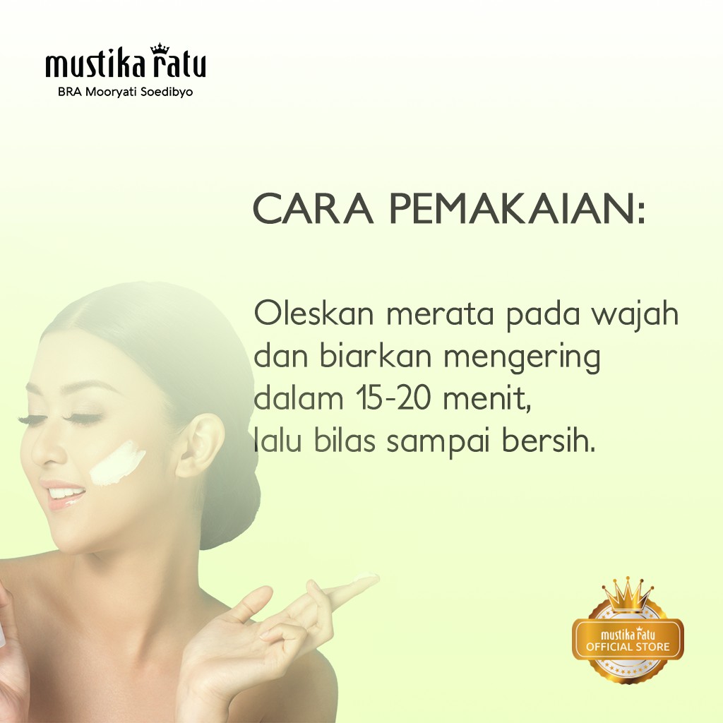 MASKER BENGKOANG 125GR [MENCERAHKAN DAN MENGANGKAT SEL KULIT MATI] [MUSTIKA RATU]