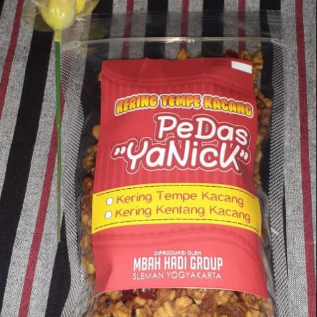 

Ready Kering Tempe Kacang Pedas 200 gram