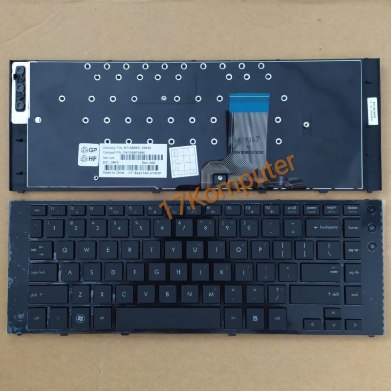 Keyboard Laptop Notebook HP Probook 5310 5310m hitam