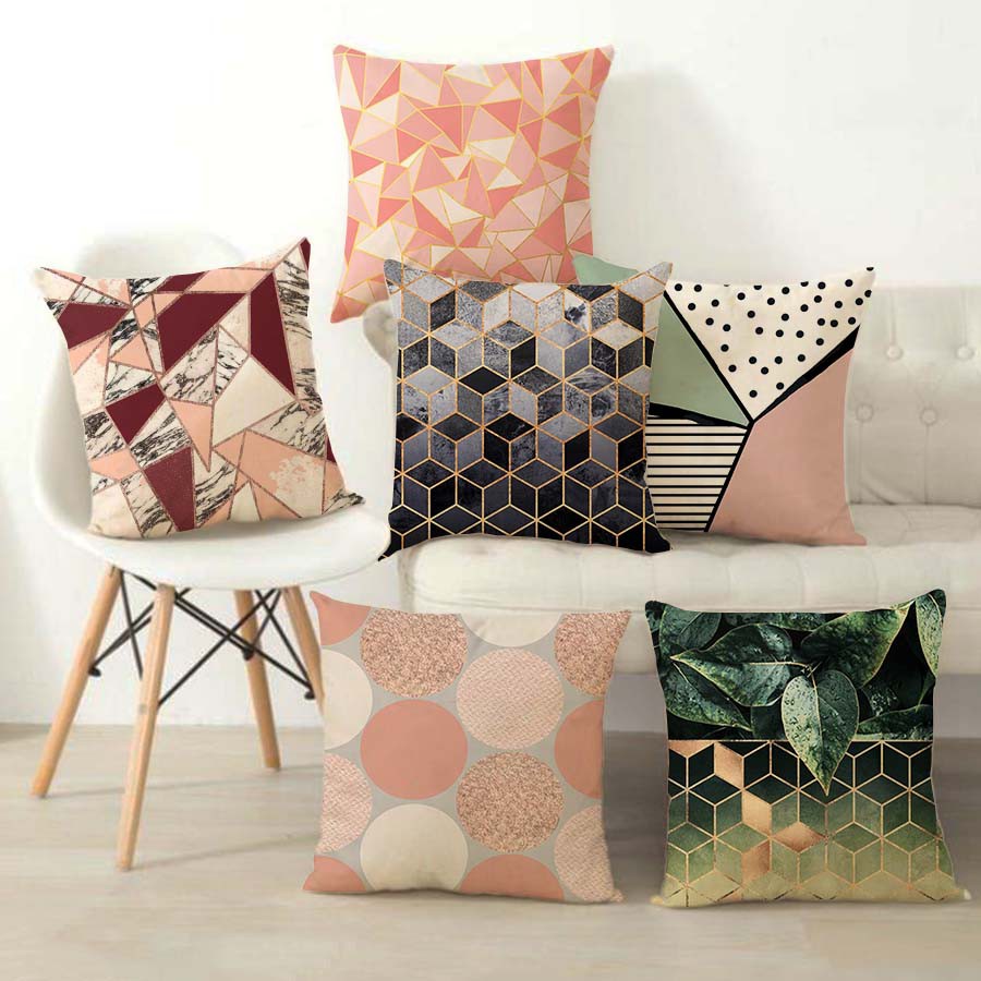 Sarung Bantal  Sofa Motif Kursi  Sofa Cover Ukuran  45x45  