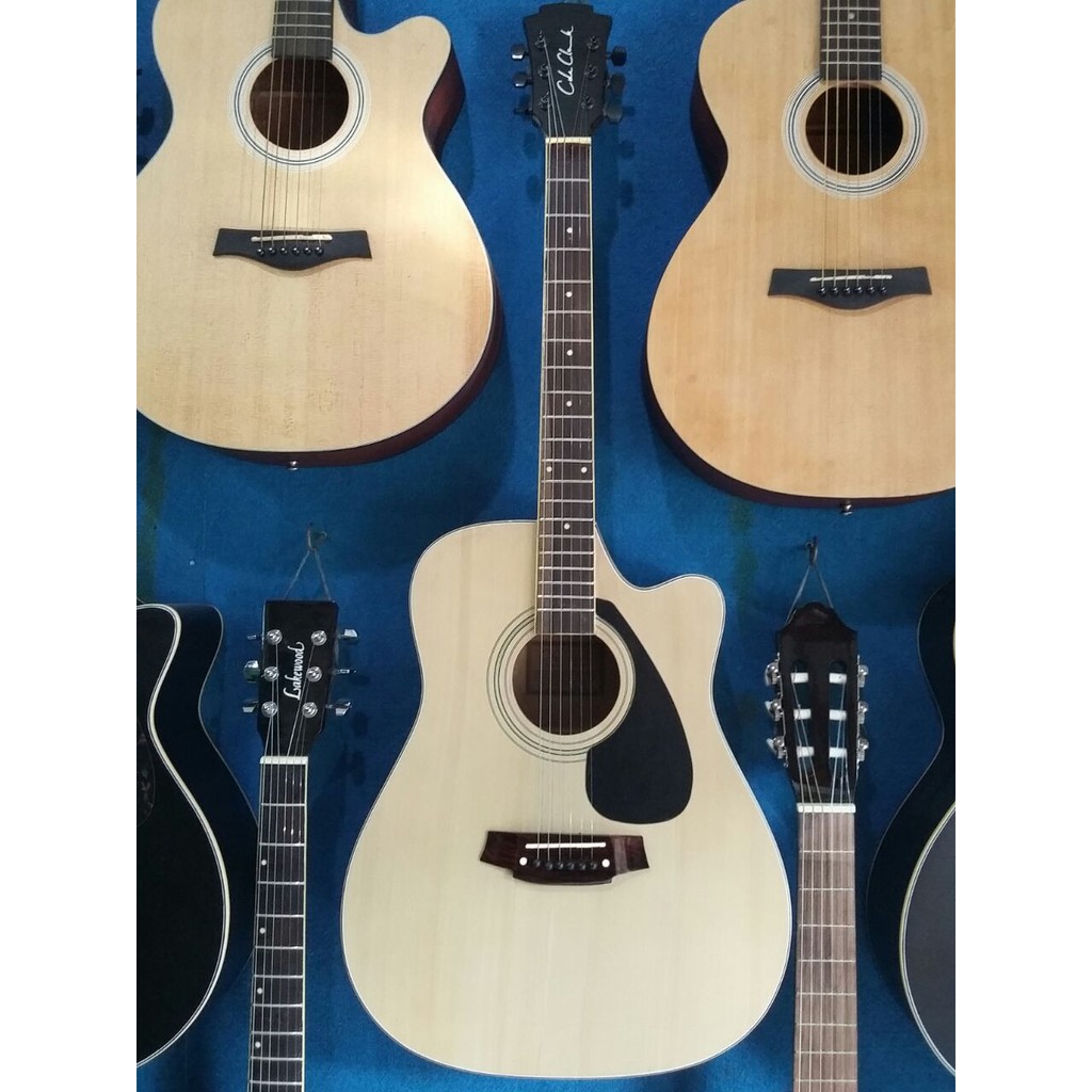 Gitar Akustik Elektrik Jumbo Merk Cole Clark Warna Natural Equalizer Eq-7545 String Jakarta Murah