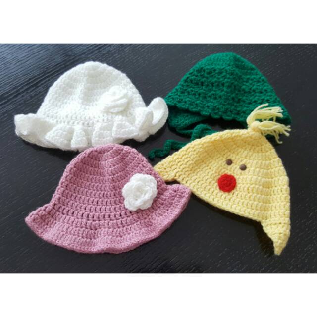 crochet baby cap