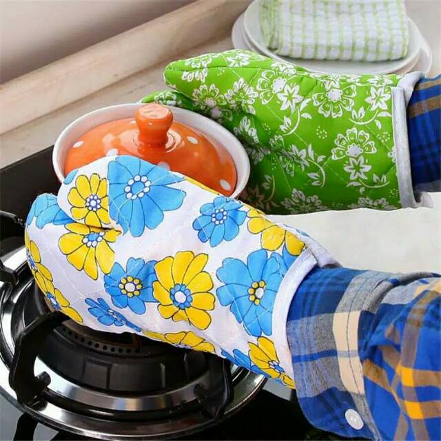 (1pcs)Sarung Tangan Oven Anti Panas Murah Sarung Masak