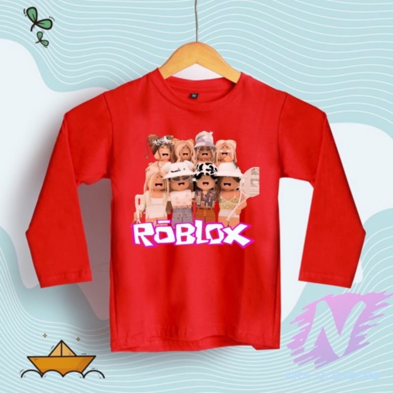 kaos roblox kaos anak lengan panjang roblox sahabat