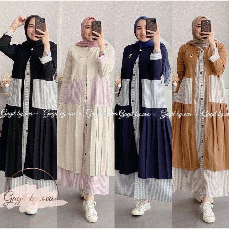 RR CANTIKA DRESS BY GAGIL FASHION