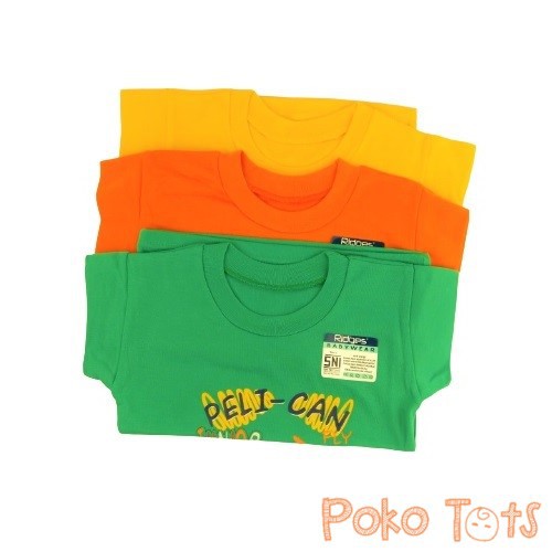 Ridges Kaos Oblong PeliCan Baju Harian Anak Motif Burung Pelikan Lucu