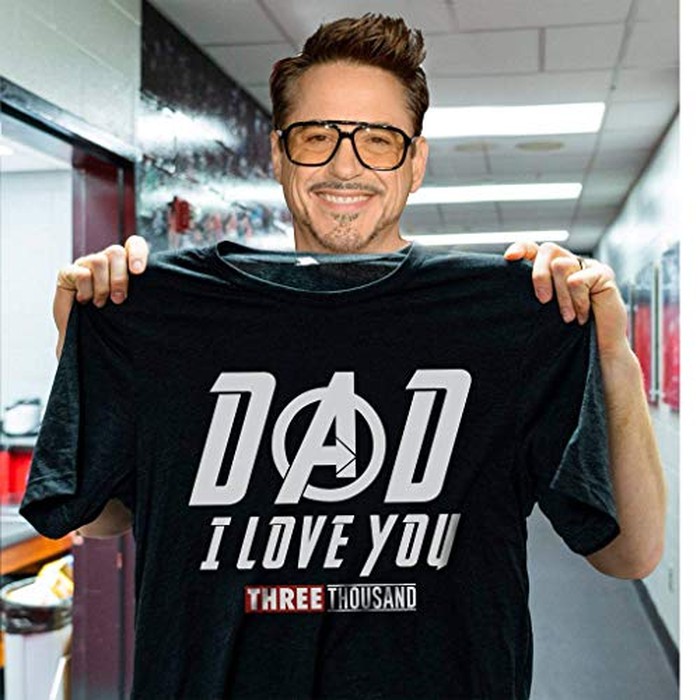 Kaos Baju Obral Combed 30S Distro DAD i LOVE YOU 3000 AVENGERS polos