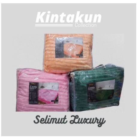 Selimut Lembut Luxury Kintakun Tersedia Varian Warna