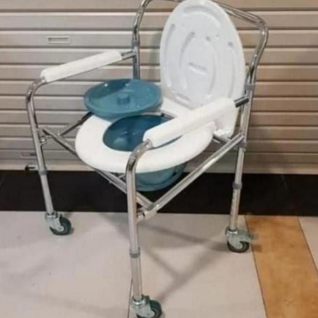 Kursi Bab Dengan Roda - Kursi Bab Sella - Kursi Toilet Lansia Sdede567