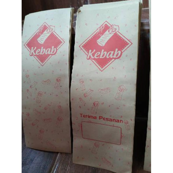 

Terbaik kertas kebab, sepack isi 50 , box kebab,coklat samson