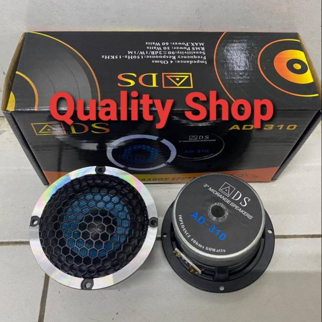 SPEAKER MIDRANGE ADS 3 INCH 60 WATT BAHAN LOGAM