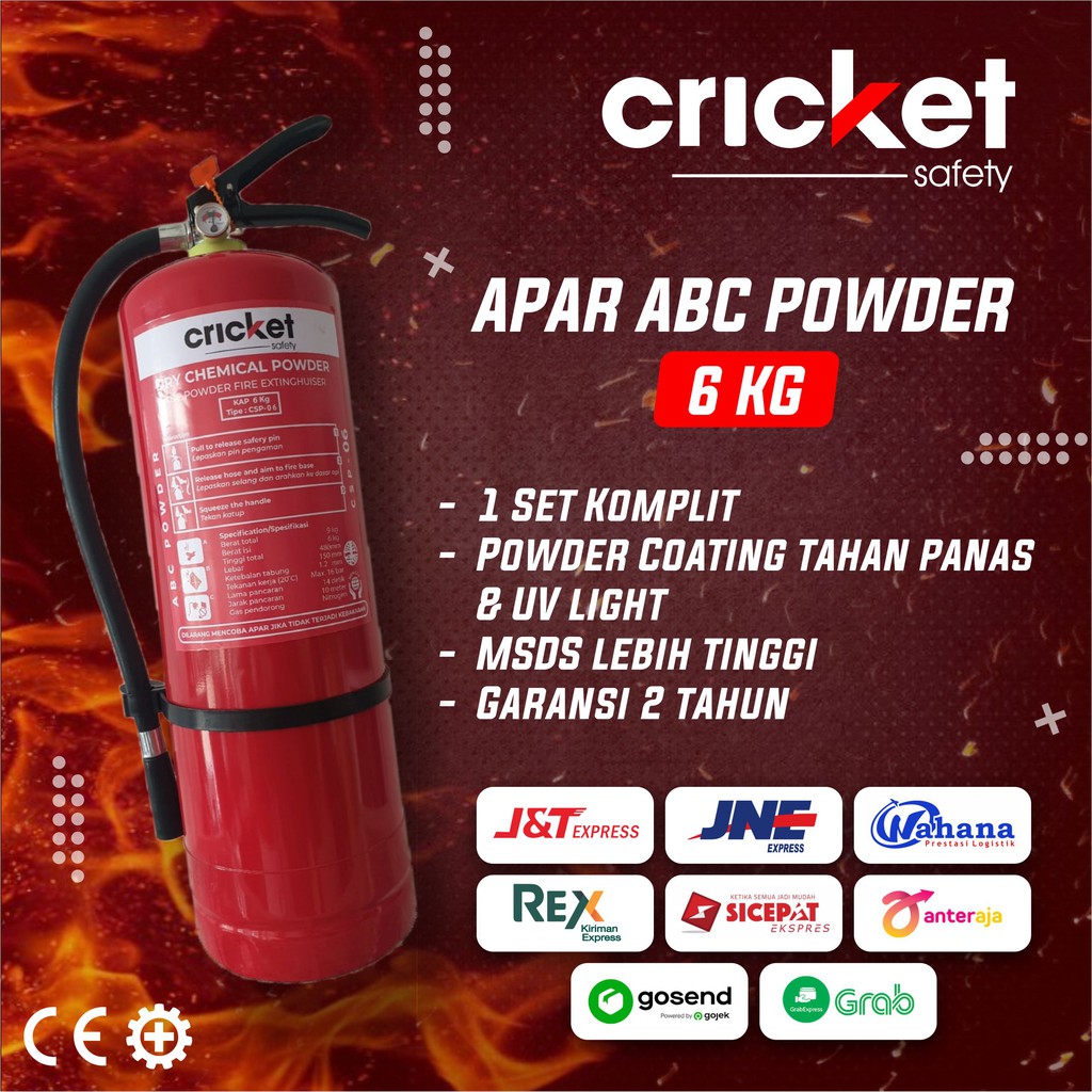 Jual Apar Kg Cricket Safety Apar Abc Powder Kg Alat Pemadm Api Kg Indonesia Shopee