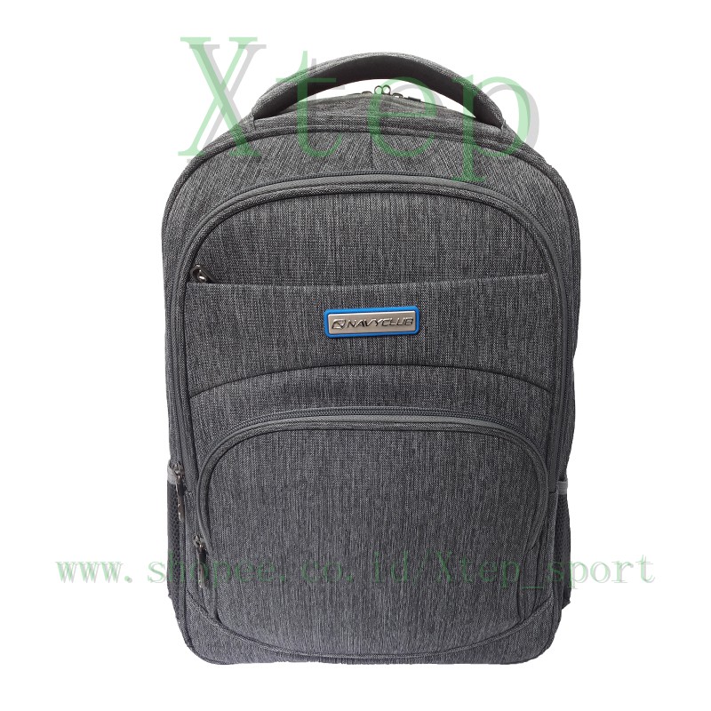 Tas Ransel Travel-Sekolah-Laptop - Navy Club 5936 Grey