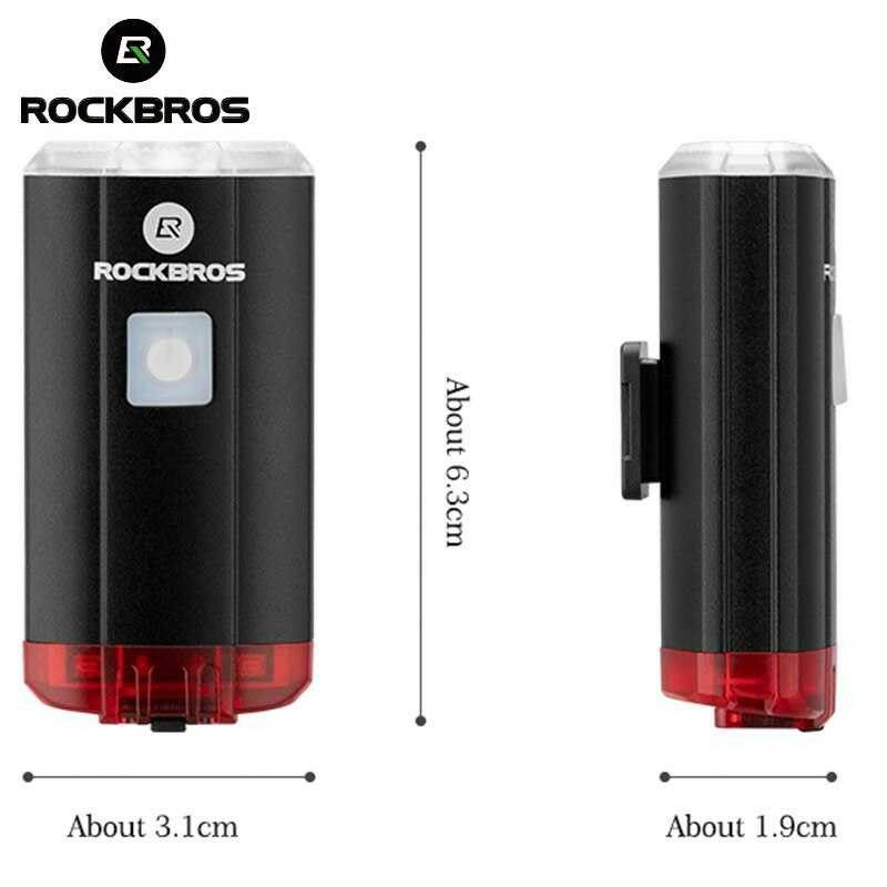 Rockbros Lampu Sepeda USB Rechargeable 100 Lumens YQ