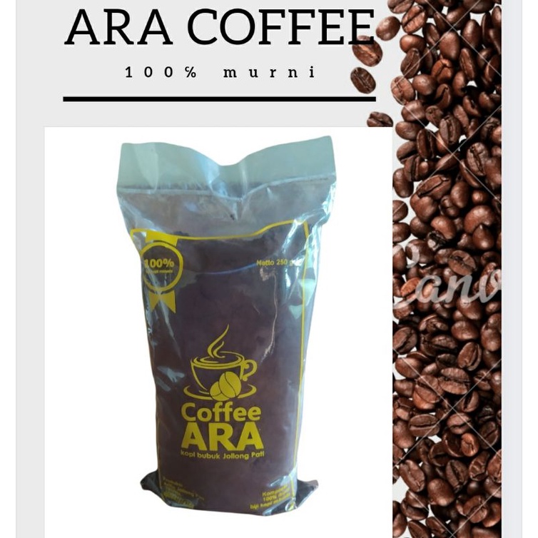 

KOPI HITAM MURNI,KOPI LELET ASLI robusta kopi khas pati paket 3 pak