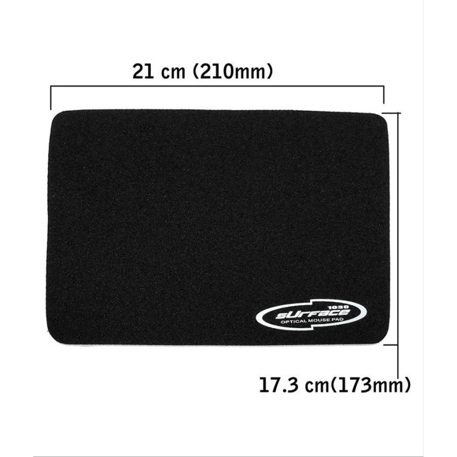 Mouse pad rubber optical 1030 surface - Mousepad soft 103d standard