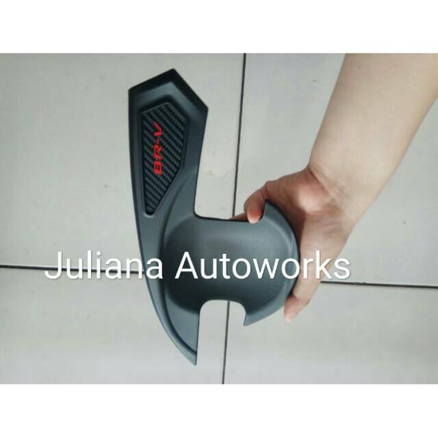 Paket Outer Handle Cover Honda BRV BR-V Hitam Doff Door Handle Cover BRV BR-V Hitam Mangkok BRV