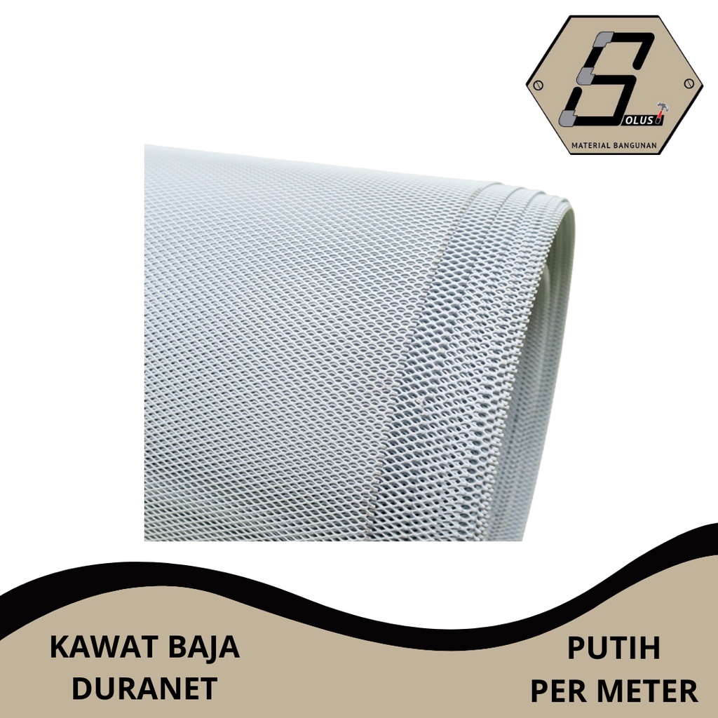 KAWAT BAJA DURANET PUTIH,PER METER