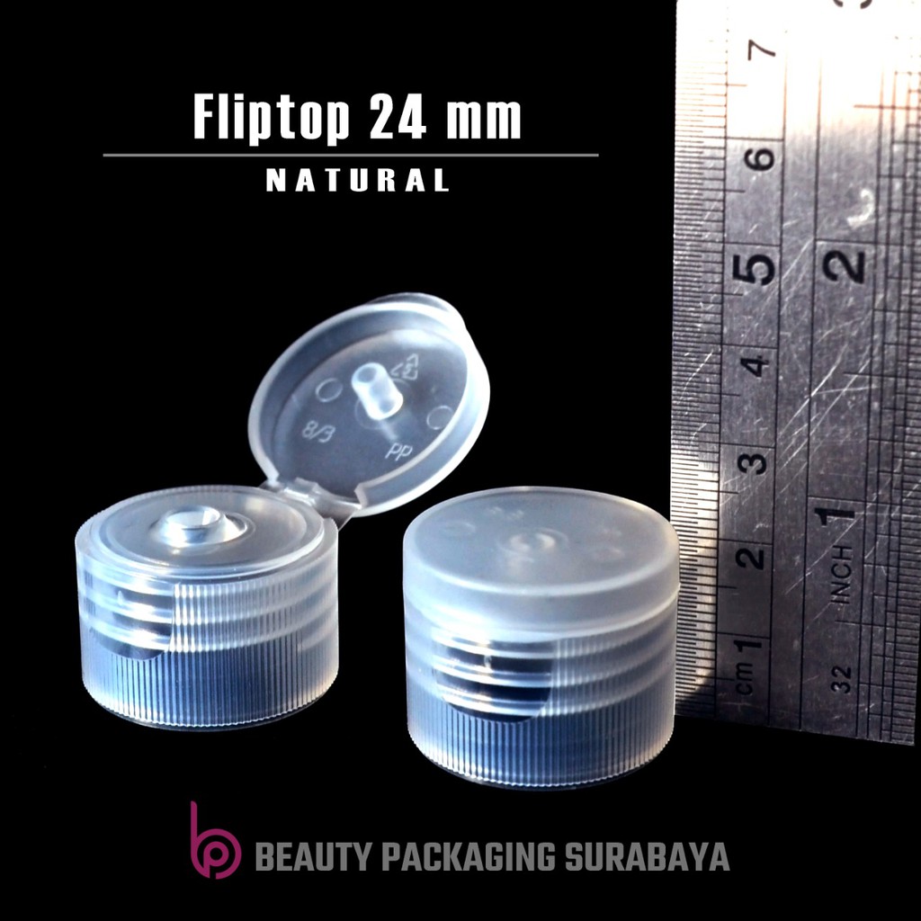 [TUTUP SAJA 25 PCS] Tutup Fliptop Neck 24mm