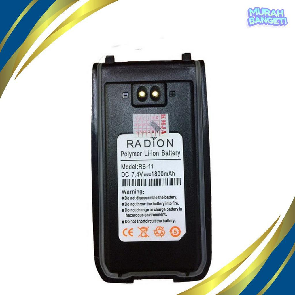 KILAT Radion RB11 Baterai HT RT22WP ORI Baru RB11 RT22WP RT22 18mAh