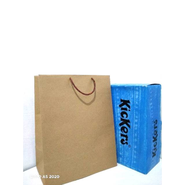 paperbag/ pape bag / tas kertas baju, polos ( 26x33x9)