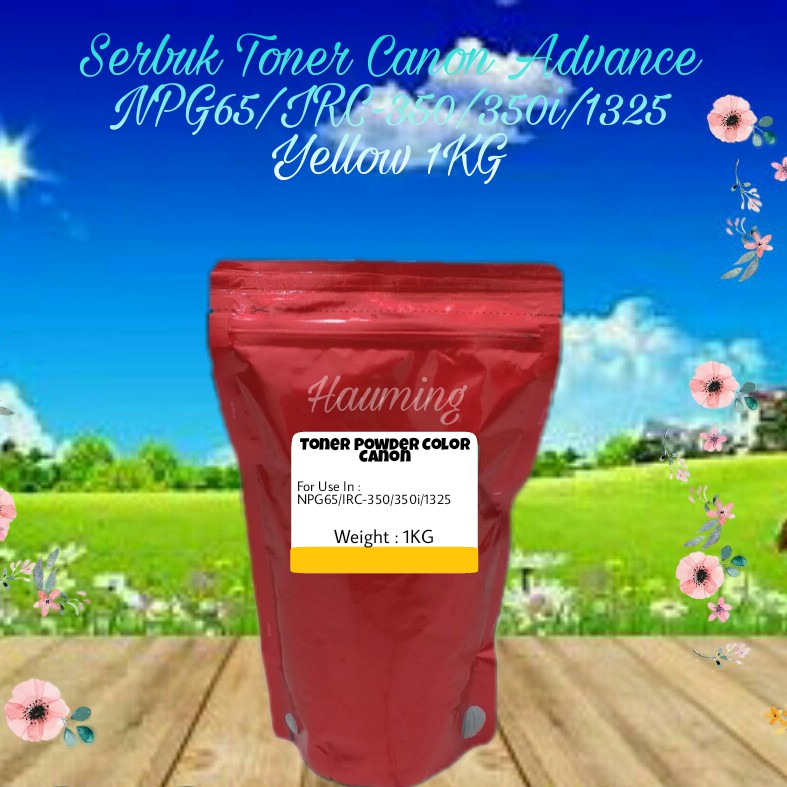 Serbuk Toner Canon NPG65 NPG 65 GPR-51 IR ADV C305 C305i C350 C350i C351 C351i C1325 Yellow 1kg