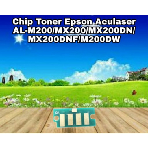 Chip Toner Cartridge Compatible Epson Aculaser AL-M200 ALM200 M200dw M200dn MX200 MX200dn MX200dw MX