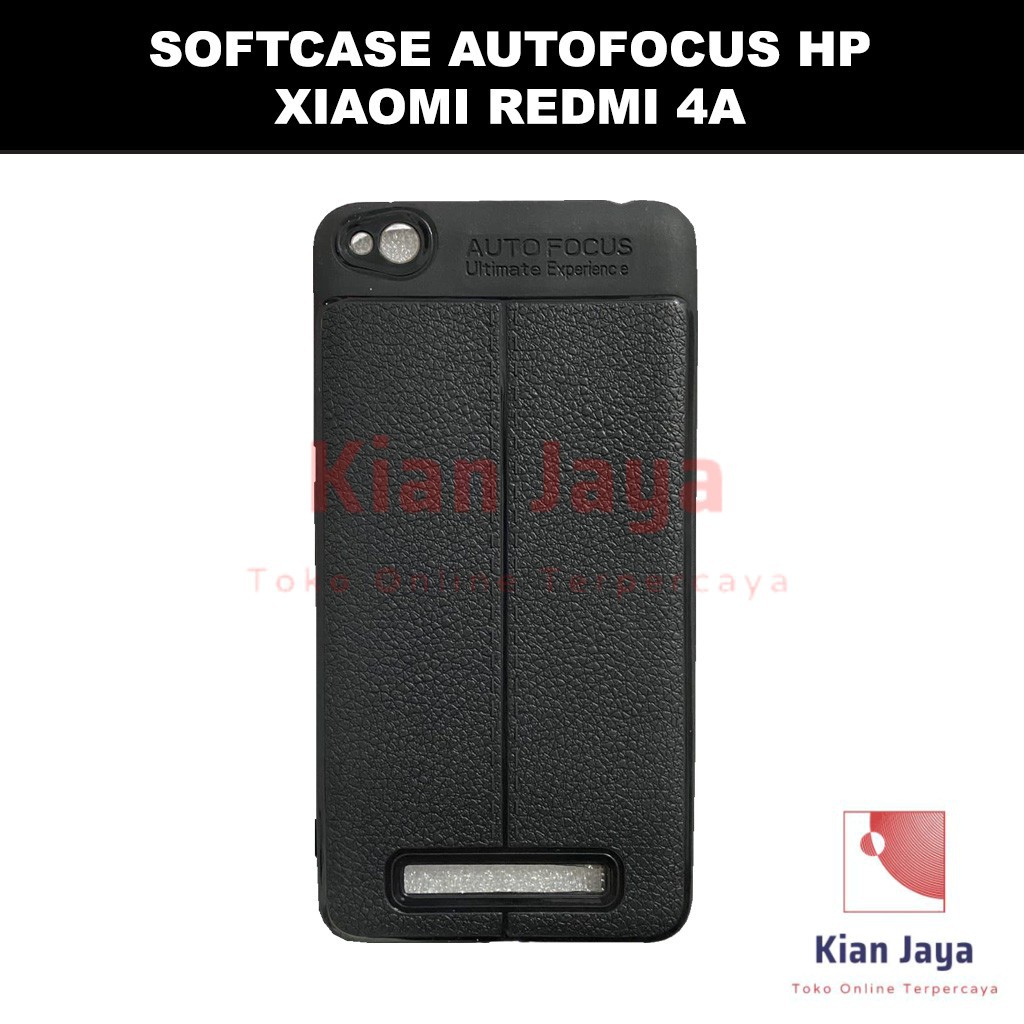 Softcase Autofocus Handphone Xiaomi Redmi 4A Blackcase, Casehp, Siliconcase, Softcase, Case