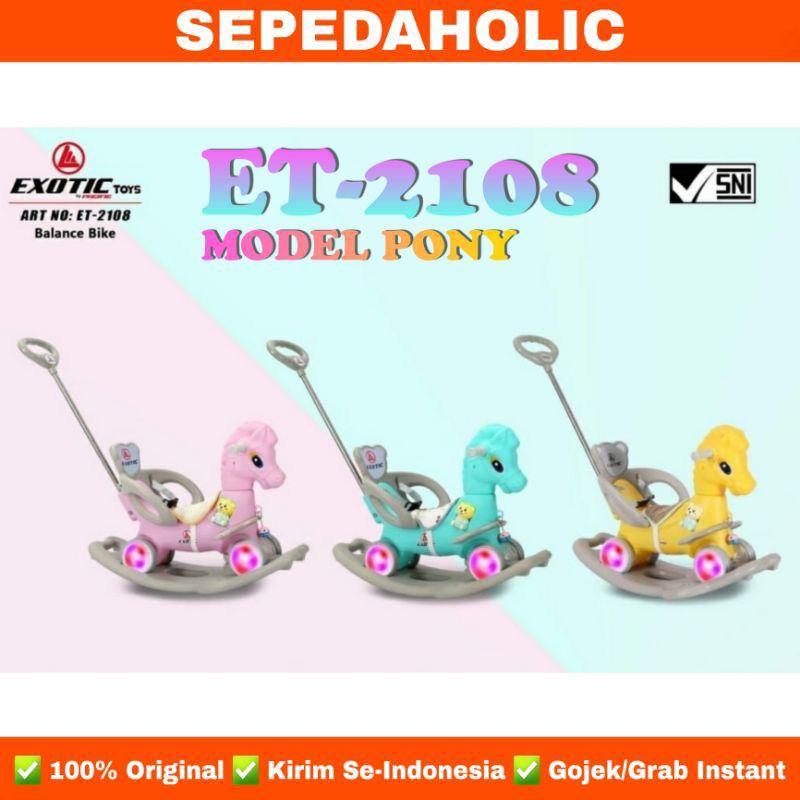 Kereta Kuda Mainan Dorong