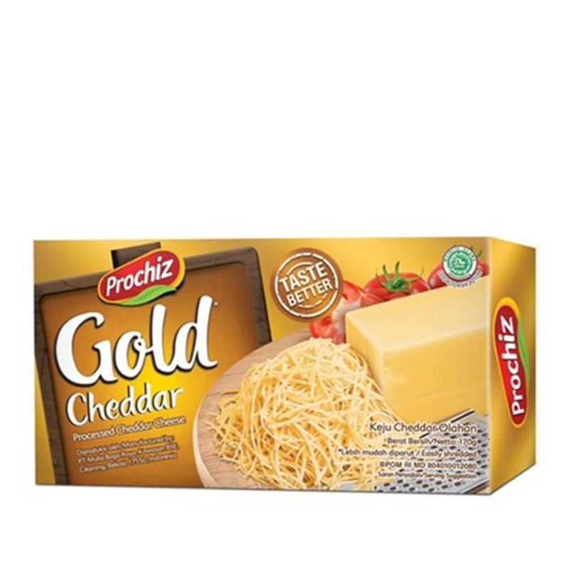 

Keju PROCHIZ GOLD Chedar 160gr EXP JULI 2025