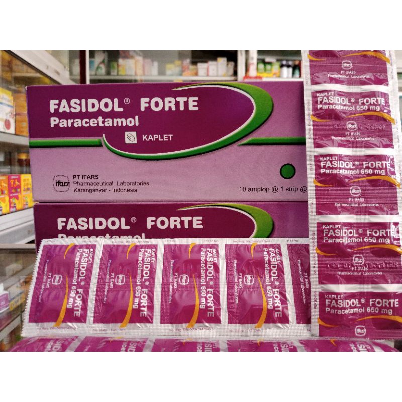 FASIDOL FORTE PARACETAMOL 650mg | 1Strip @10 Kaplet ED 03/2027