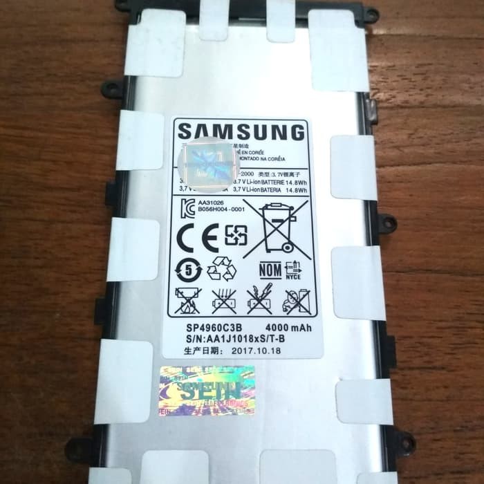 Baterai Samsung Galaxy Tab 2 P3100 Tab 7.0 Plus P6200