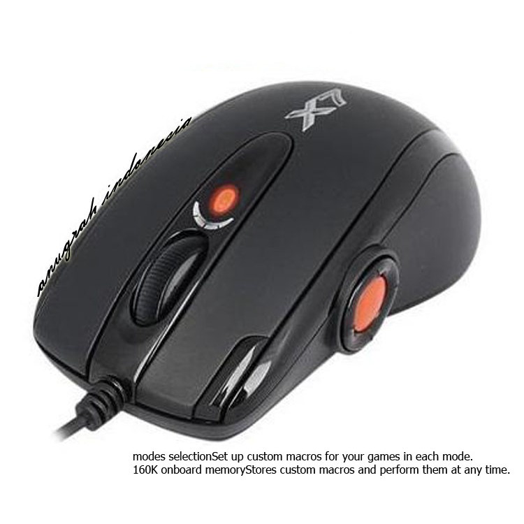 gaming Mouse atech X7 F6 V-Track Macro Onboard-Memory Original
