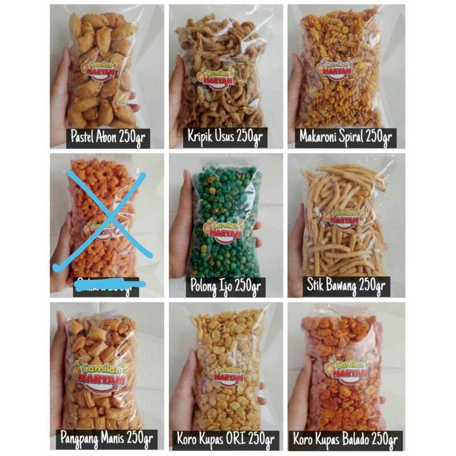 

Snack Gurih, Renyah, dan Enak