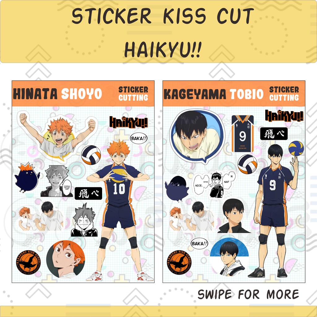 STICKER ANIME HAIKYUU CUTTING