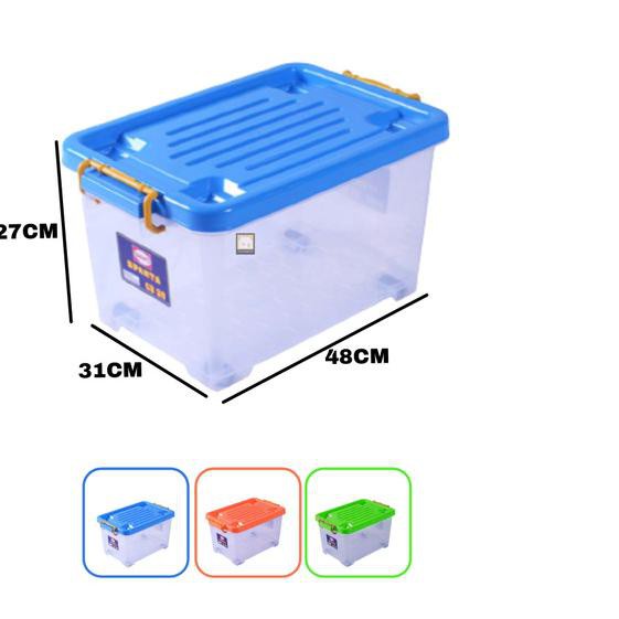 ➵ BOX PLASTIK TEMPAT PENYIMPANAN CONTAINER BOX SPARK SIP 110 CB - Biru ▲