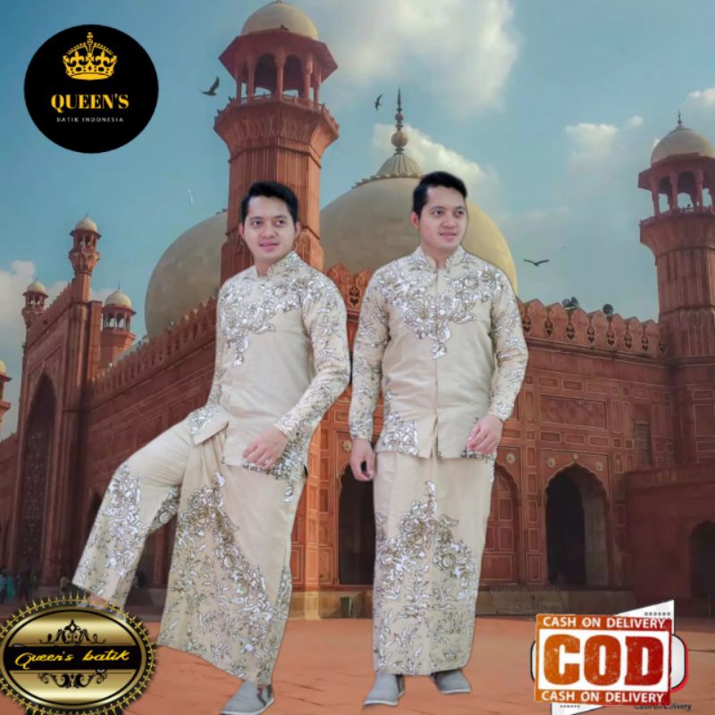 Set sarung koko batik Set sarung koko batik muslim Set sarung koko batik solo Set sarung koko batik 