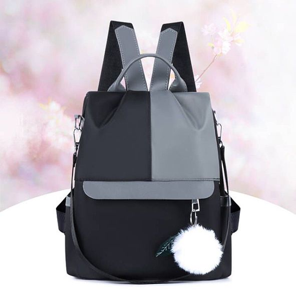 BQ 3329 RISCE TAS RANSEL IMPORT GANTUNGAN POM2 IMPORT WANITA CEWEK PEREMPUAN JAKARTA BATAM DUA WARNA