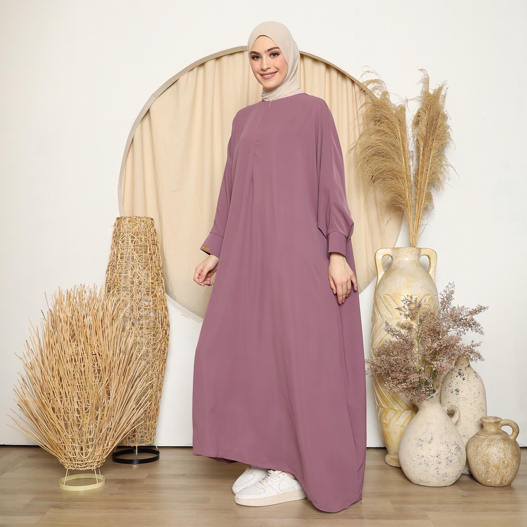 Gamis Abaya Polos - NAURA Abaya Dress Busana Muslimah - Abaya Turkey