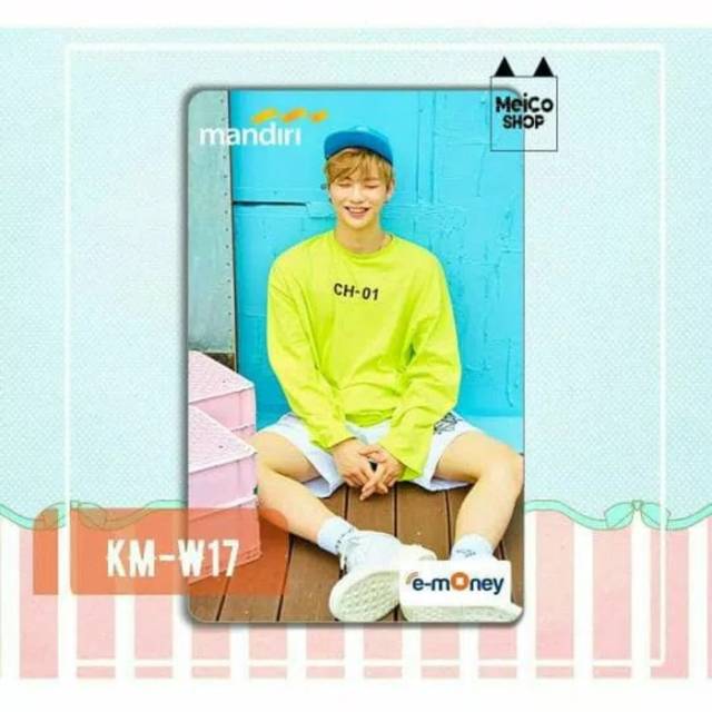

[KM-W17] Sticker E-money Mandiri Meico - Wannaone Kang Daniel