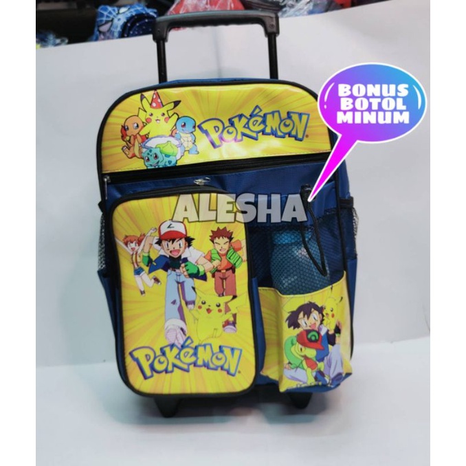 Tas Ransel Pokemon Pikacu Tas sekolah anak laki laki Perempuan Tas Kado Tas Murah Tas Terbaru