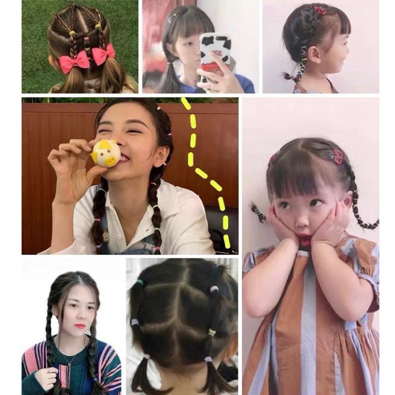 Ikat Rambut Anak isi +230/ Karet Jepang Kuncir Rambut