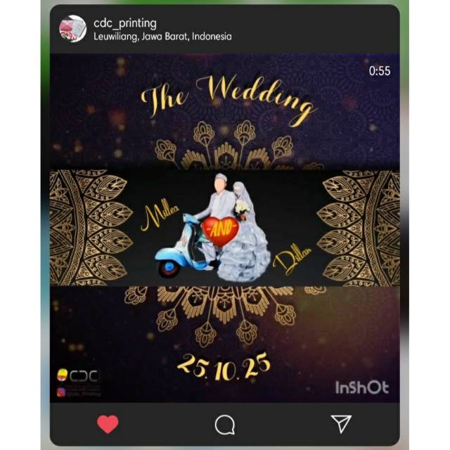 Undangan Pernikahan Video | Kode CDC COVID-01