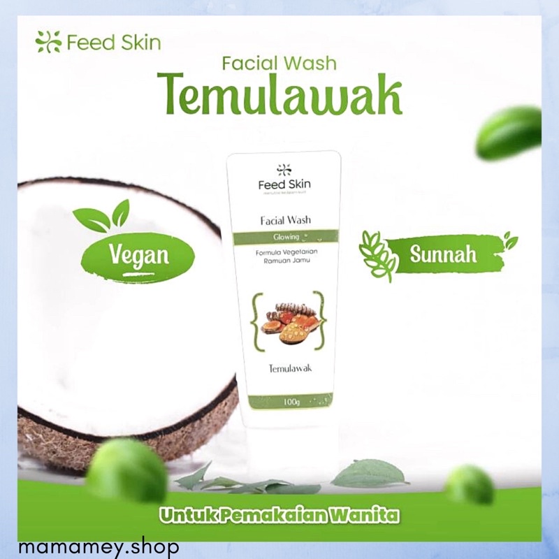 FEED SKIN Facial Wash Temulawak [For Women]