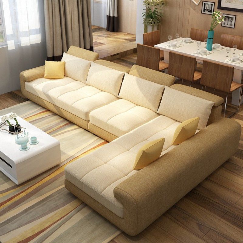 SOFA LETTER L SUDUT MINIMALIS RUANG TAMU KUALITAS PREMIUM - SOFA MODERN  MODEL TERBARU 2021