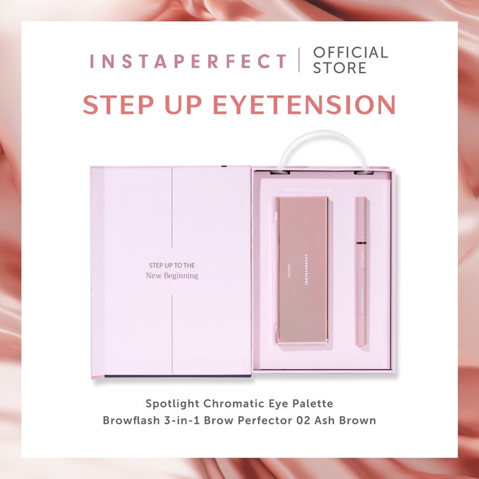 ❣️Rakkistore99❣️ Wardah Instaperfect Step Up Eyetension Hampers Ramadan (Eyeshadow Pallete, Browflash)