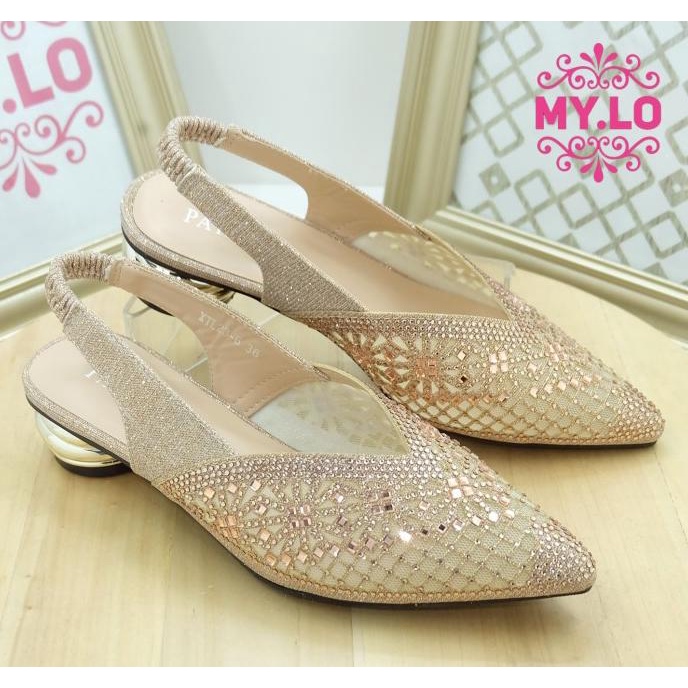 SEPATU WANITA FLAT SHOES PESTA IMPORT BALNANI BEST SELLER