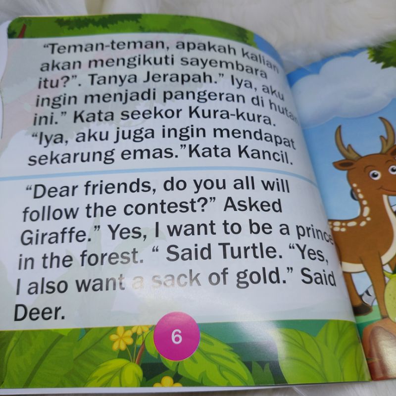 Buku Cerita Anak Seri Dunia Binatang Kertas Papert Art (Glossy)