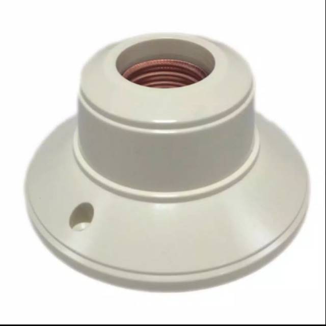 Fitting plafon bulat Broco cream (SNI)/piting plapon broco/piting lampu/fiting lampu/tempat lampu